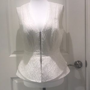 BCBGMAXAZRIA Peplum Top